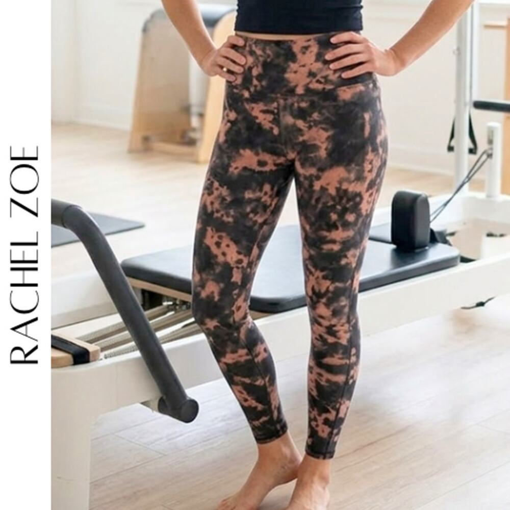 Tie Dye Ponte Leggings RACHEL ZOE High Waist Size Small